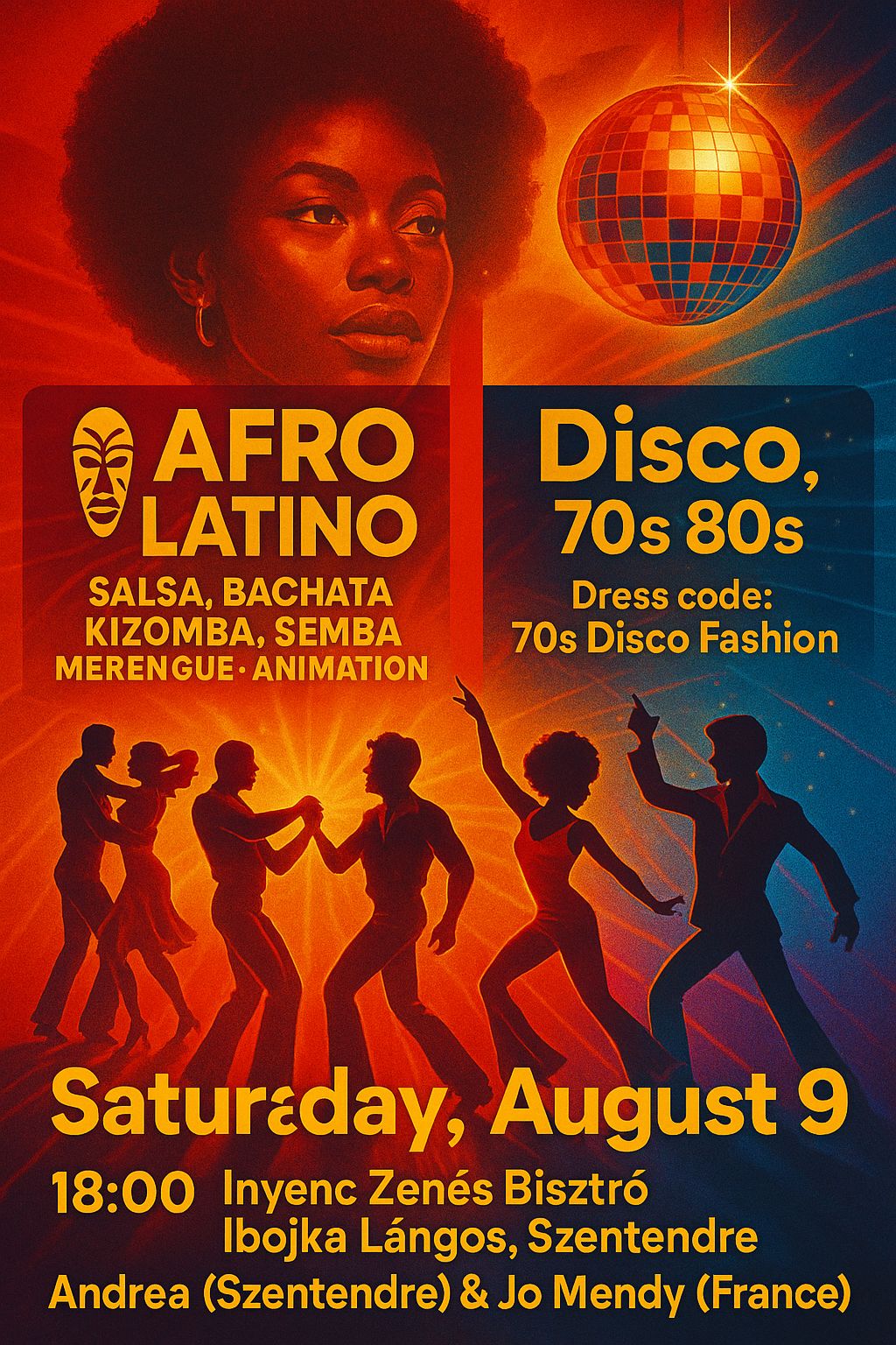 Afro Latino - DISCO 70s & 80s - Szentendre