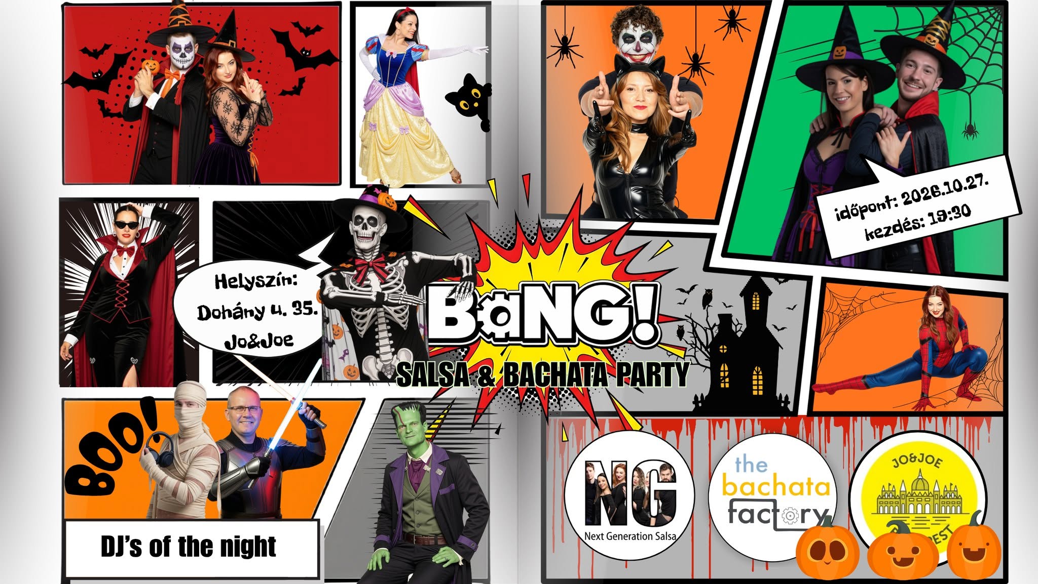 BaNG! HALLOWEEN SALSA & BACHATA PARTY