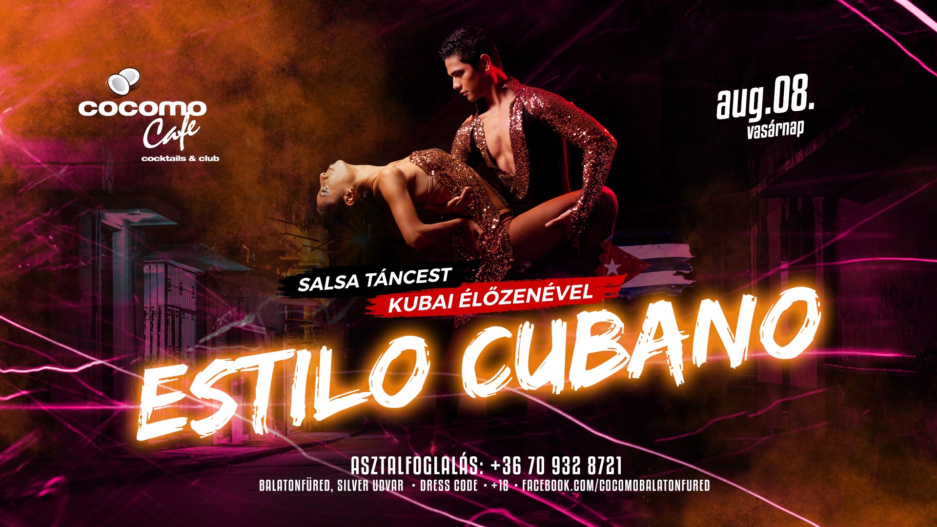 Estilo Cubano Salsa Táncest - Balatonfüred