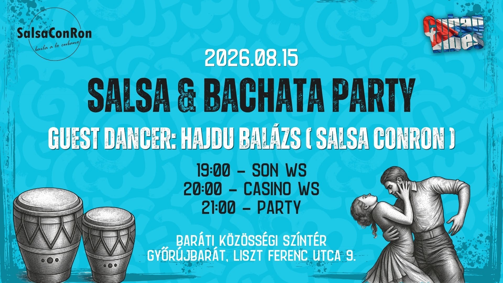 Salsa & Bachata Party - Győrújbarát