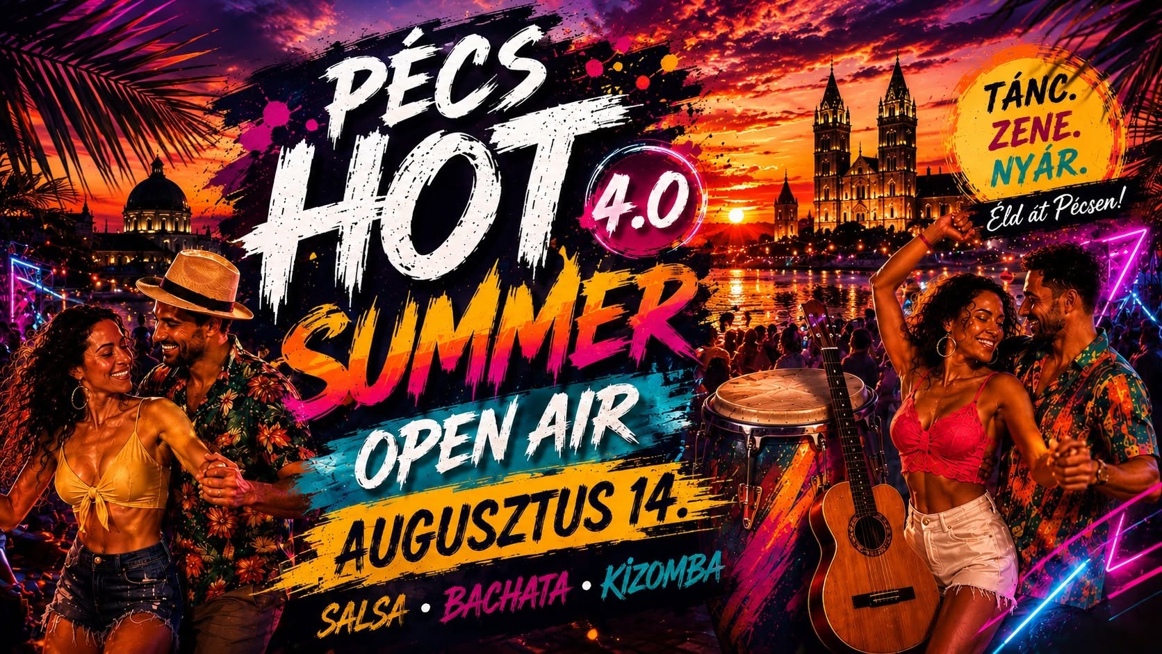 4.0 Hot Summer Open Air Salsa-Sensual Party - Pécs