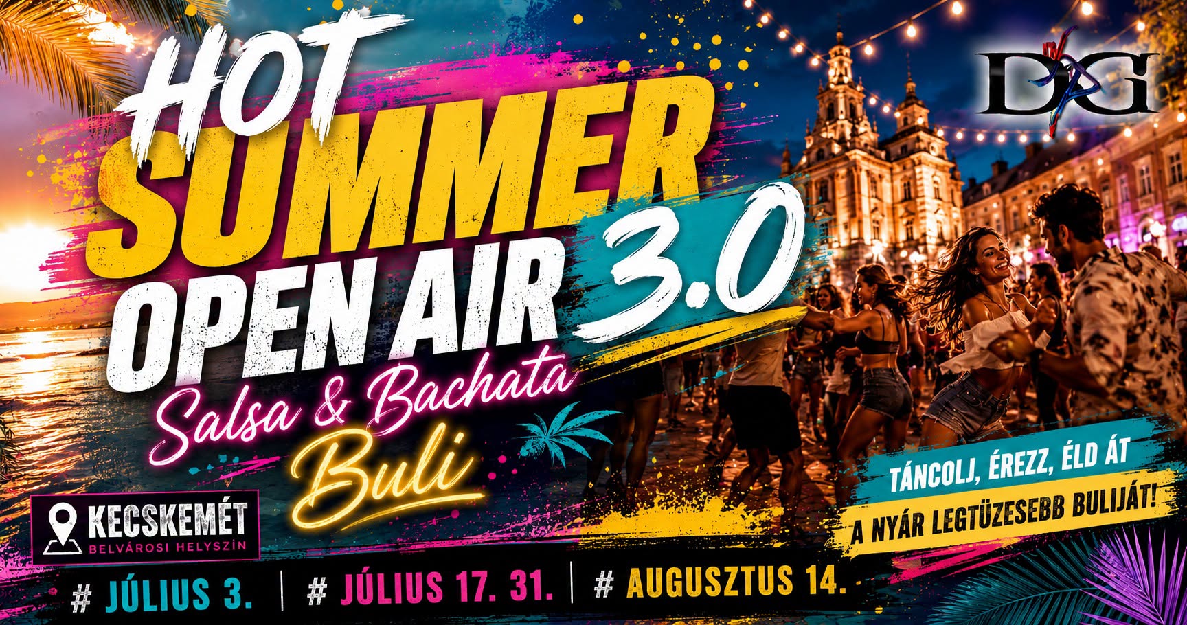 4.0 Hot Summer Open Air Salsa-Sensual Party - Kecskemét