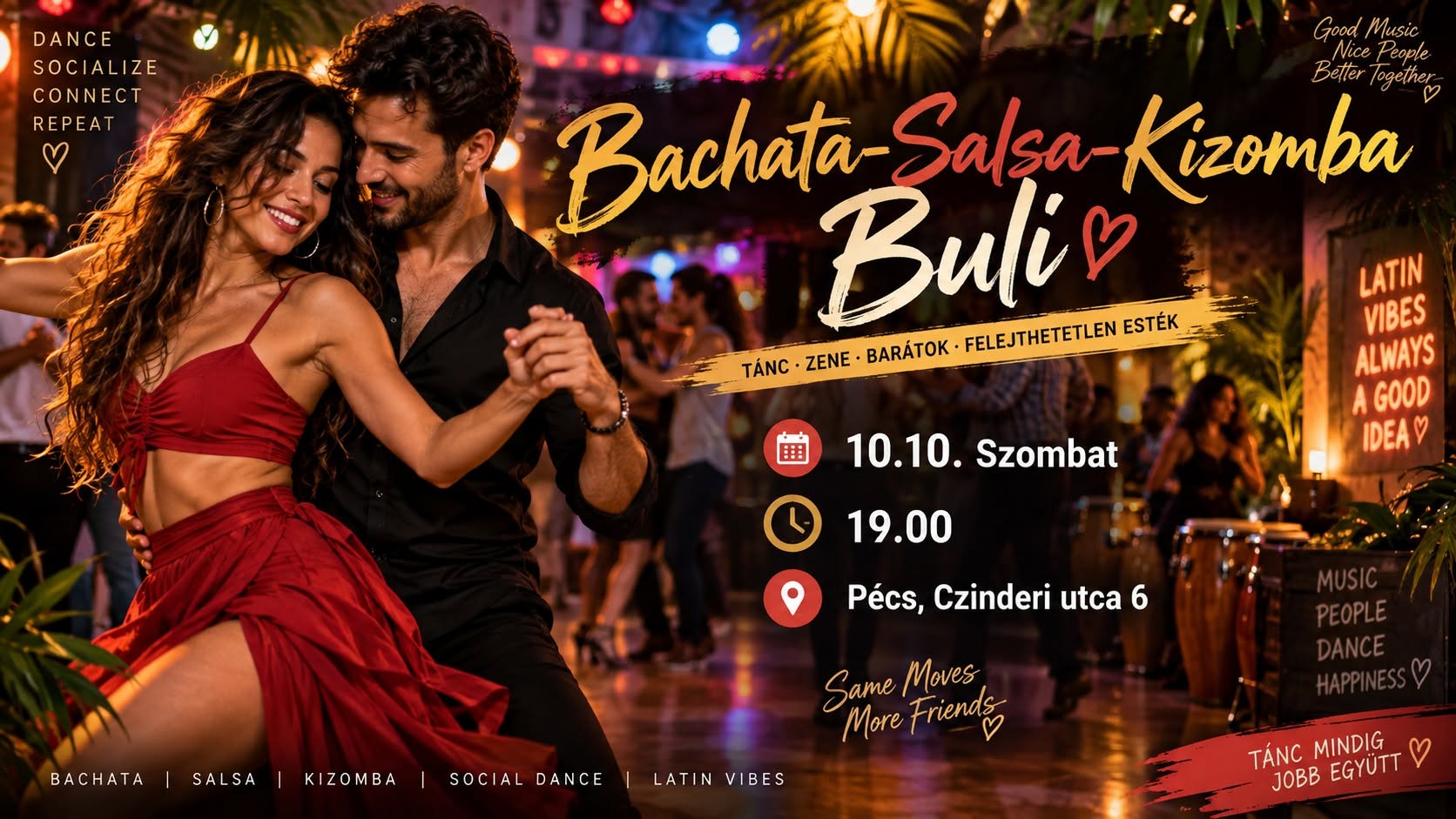 Bachata-Salsa-Kizomba Buli - Pécs