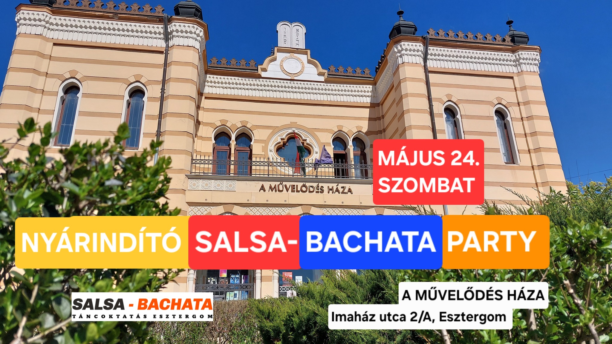 Nyárindító Salsa-Bachata Party 2025 - Esztergom