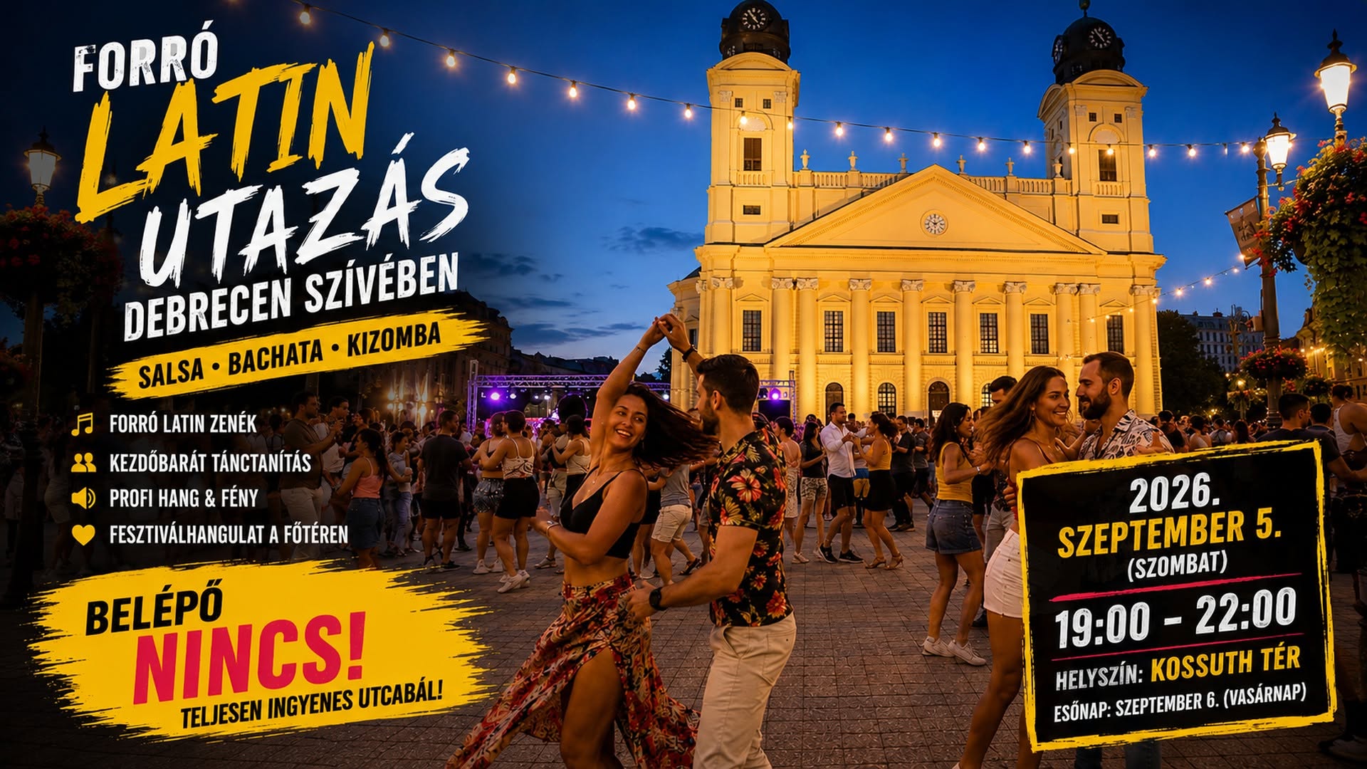 Salsa-Latin Utcabál - Debrecen