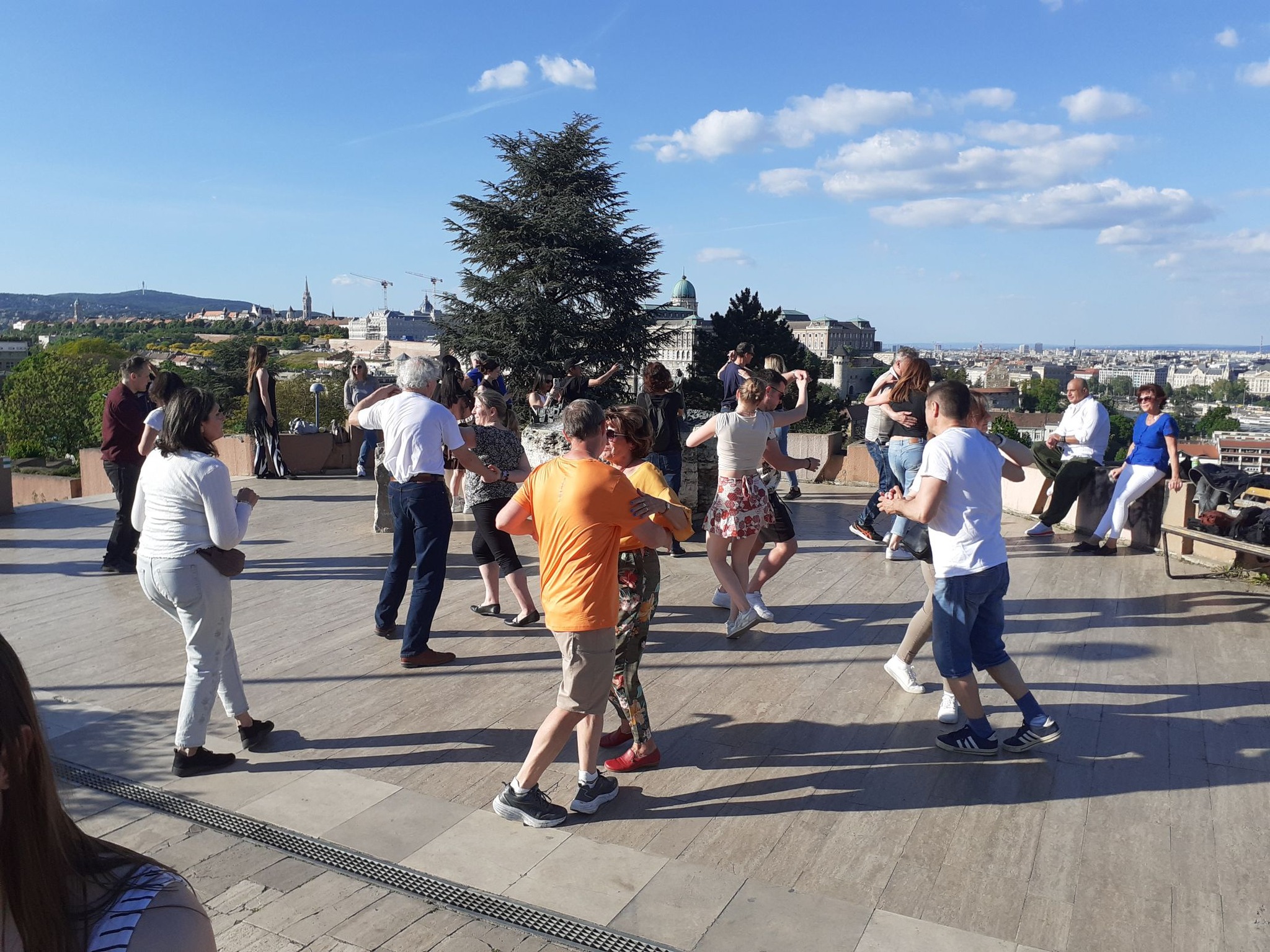 Salsa-Chill a Gellérthegyi víztározó felett