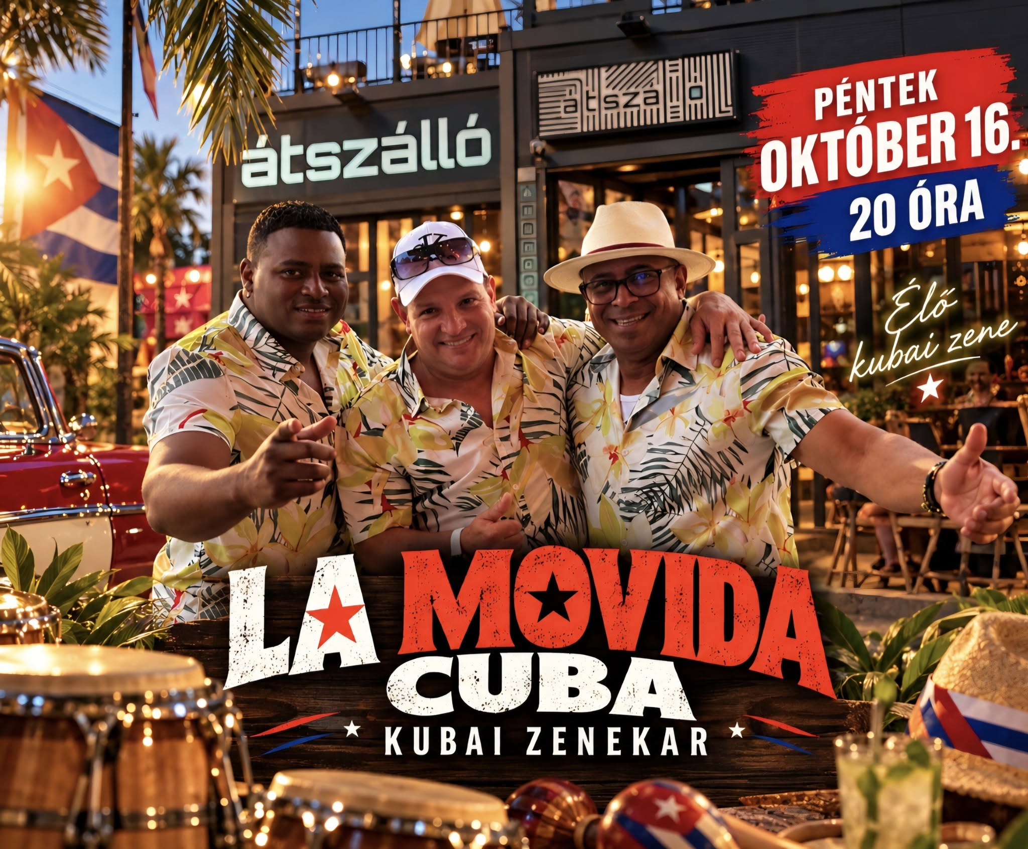 La Movida Cuba koncert és Latin buli