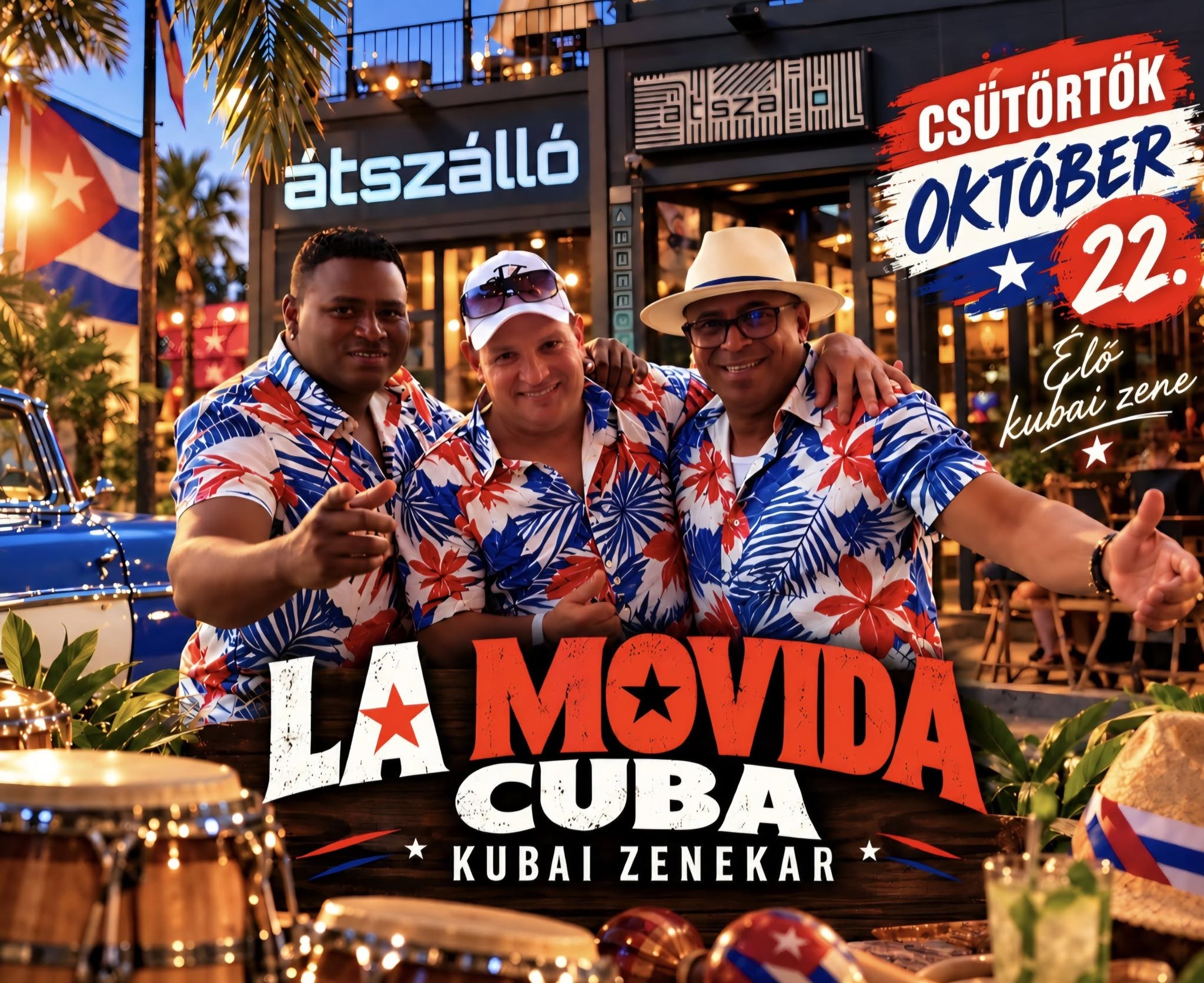 La Movida Cuba koncert és Latin buli