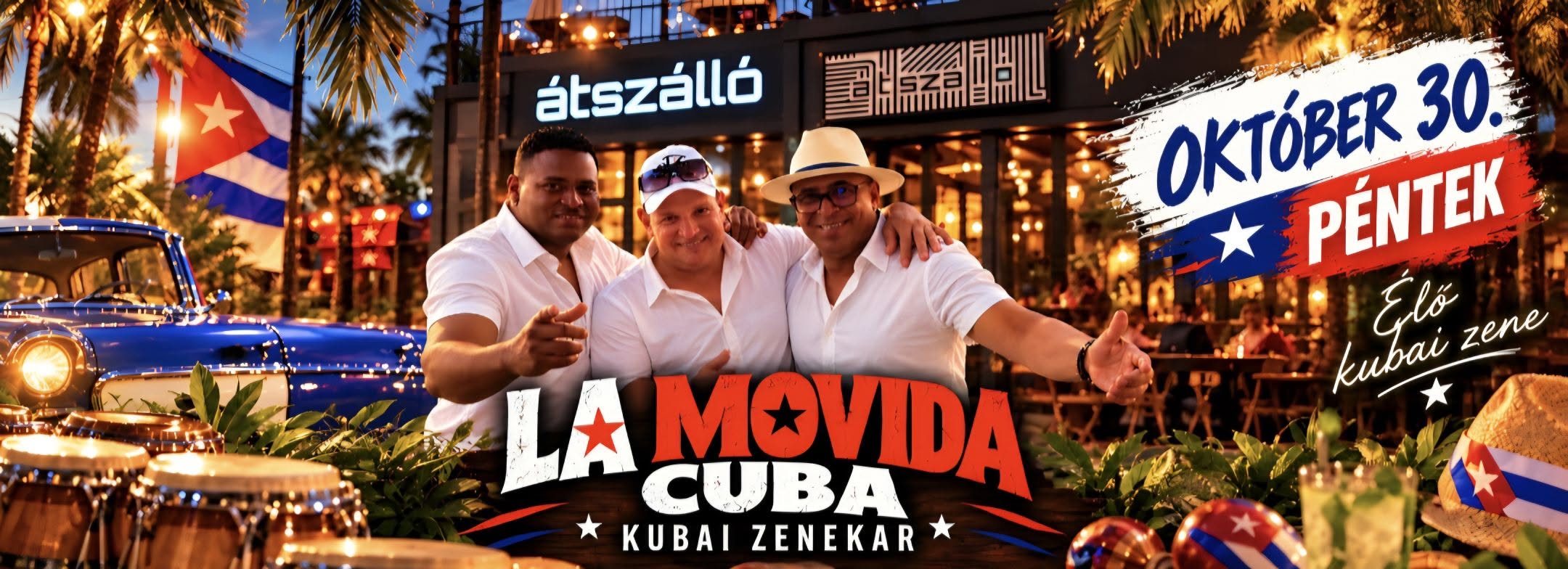 La Movida Cuba koncert és Latin buli