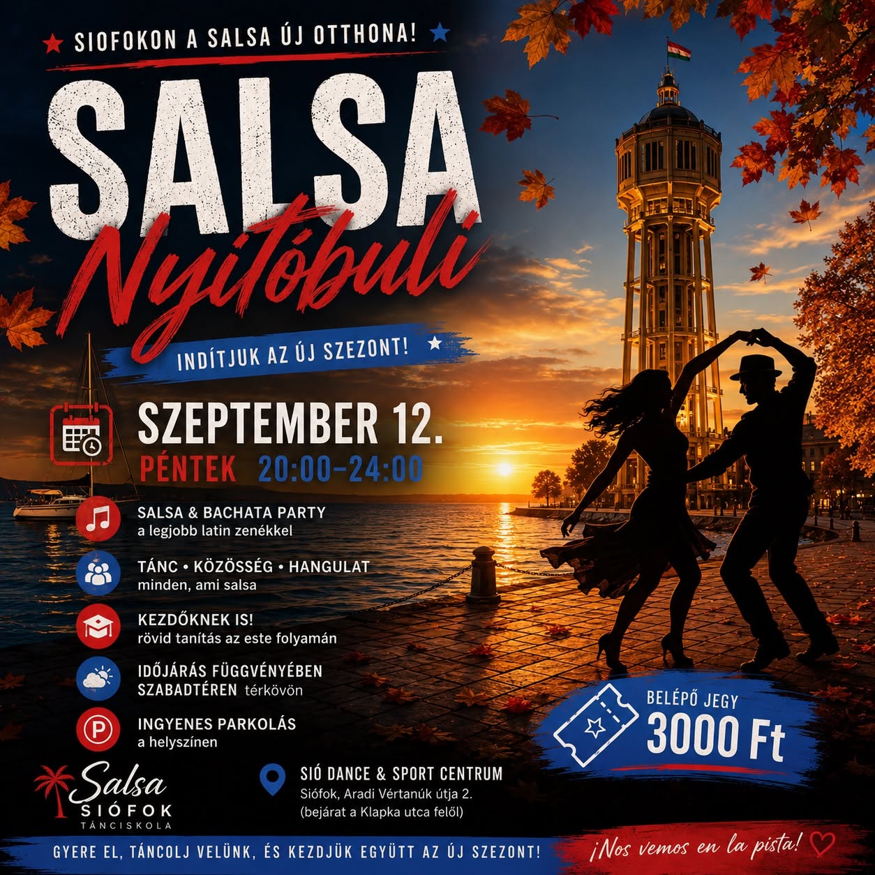 Őszi salsa nyitóbuli - Siófok