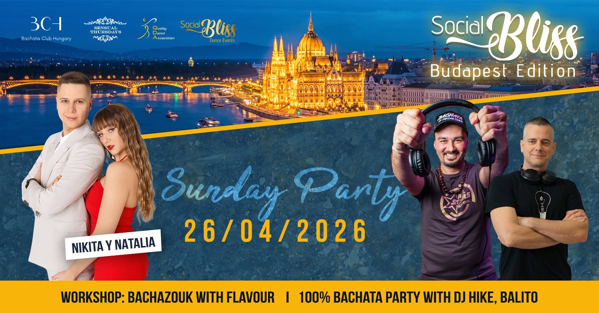 Social Bliss Sunday 100% Bachata Party