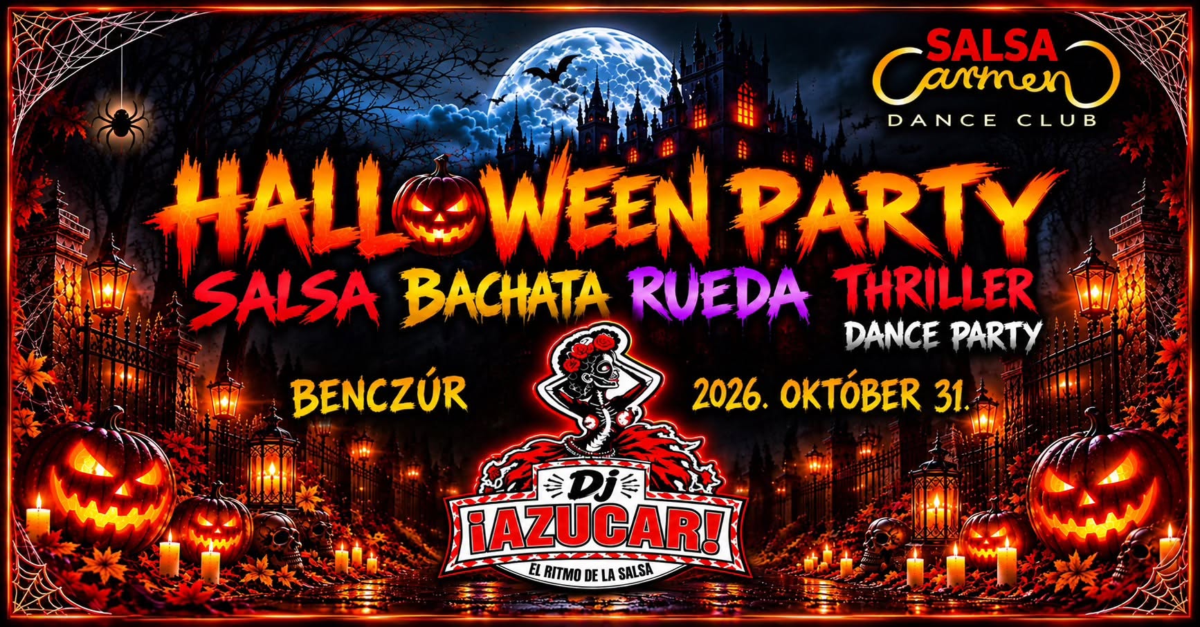 THRILLER Halloween SALSA & Bachata & Rueda dance party