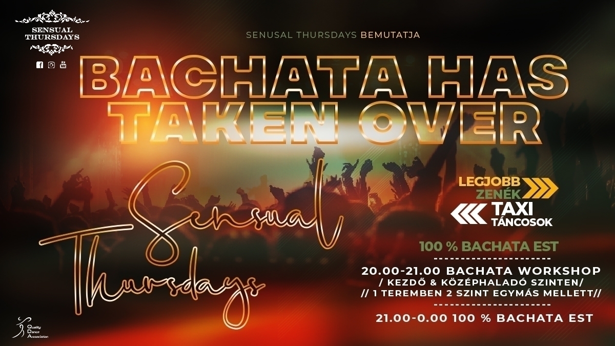 Sensual Thursdays // Bachata Has Taken Over // 100 % Bachata Night