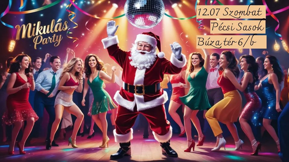 Mikulás Party – Salsa-Bachata-Kizomba – Pécs