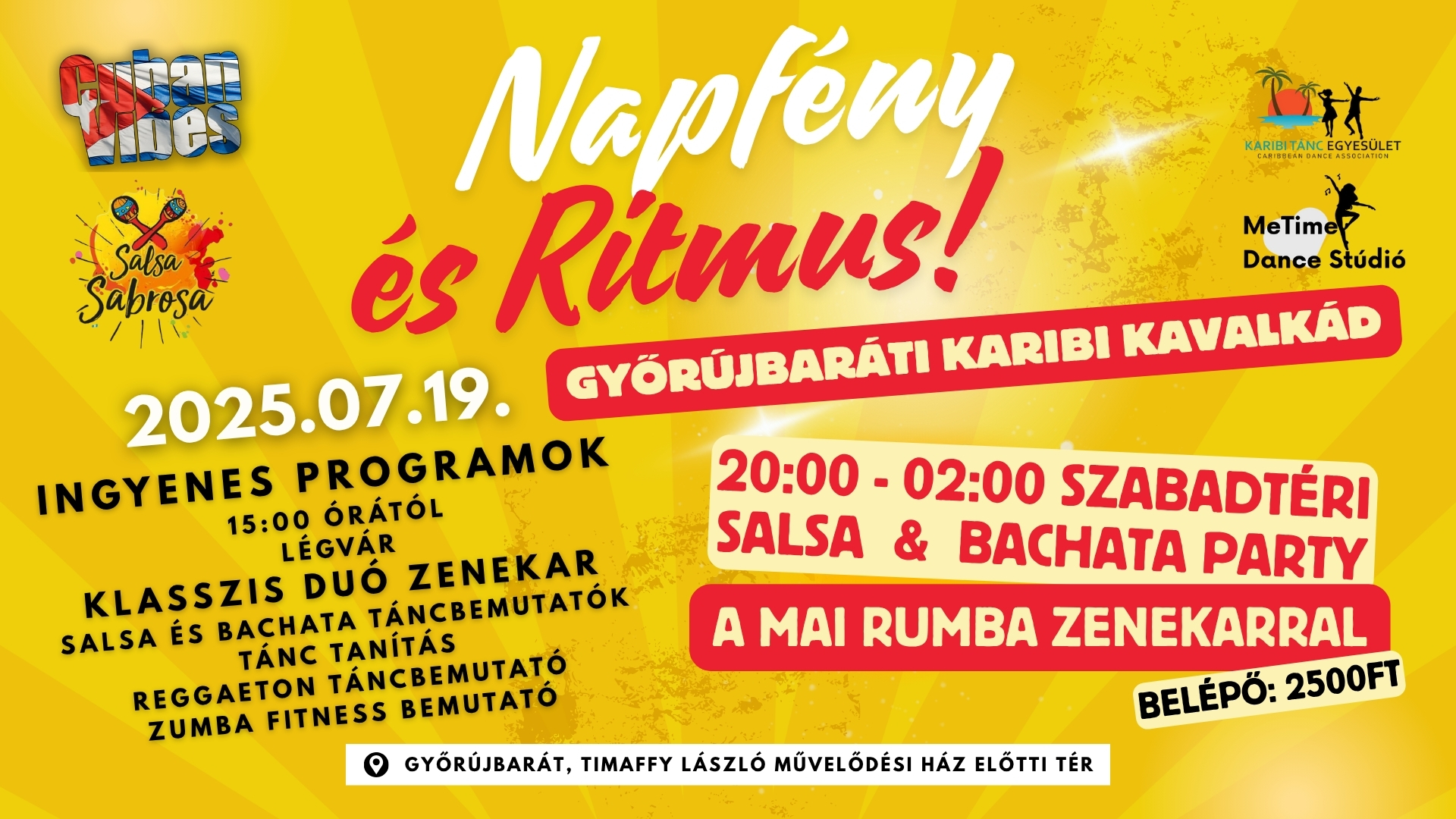 Napfény és Ritmus – Győrújbaráti Karibi Kavalkád