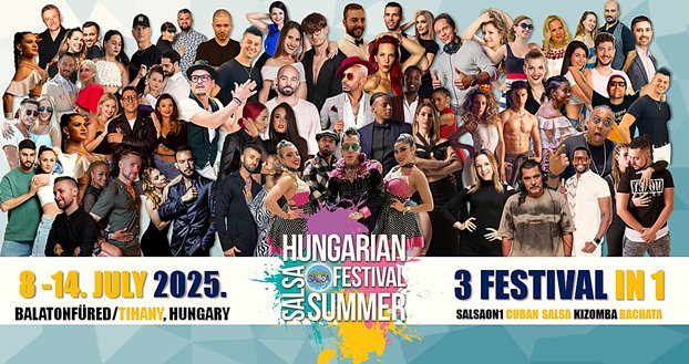 Hungarian Summer Salsa-Sensual Festival 2025. – Balatonfüred
