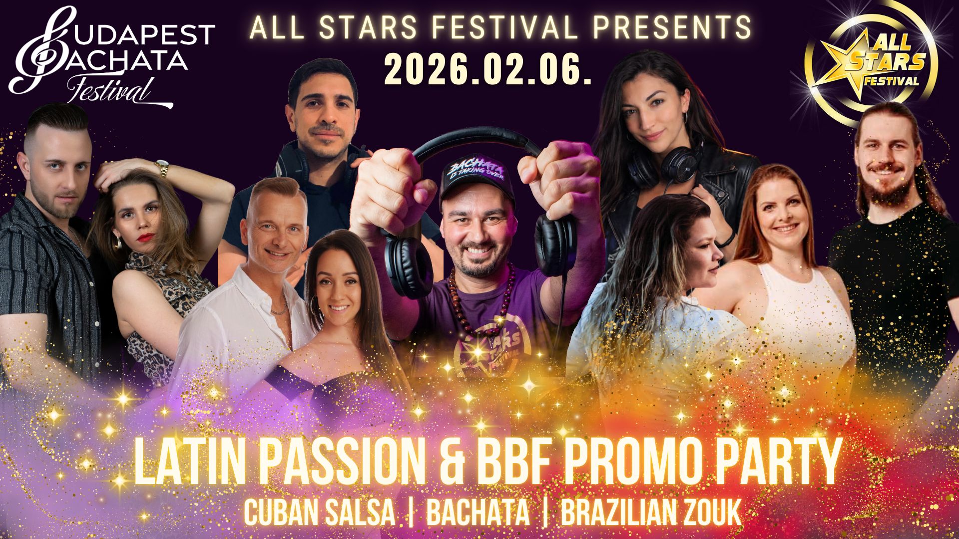 All Stars – Latin Passion Party & Budapest Bachata Festival Promo Party