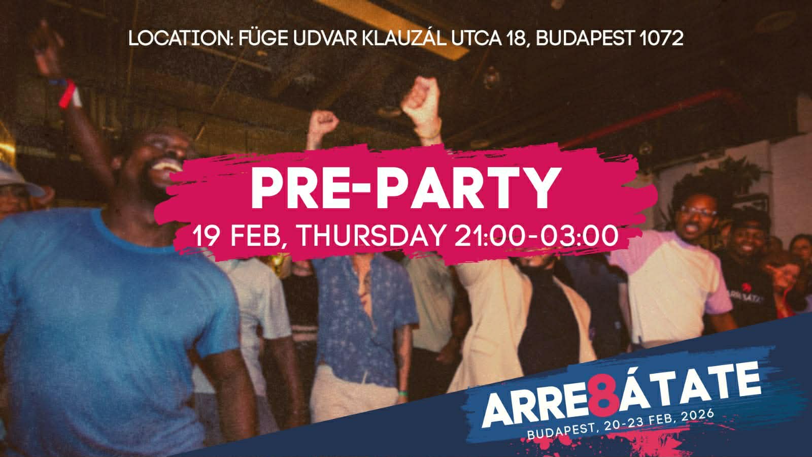 Arrebátate Pre-Party